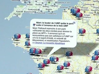 La carte des divisions de la droite