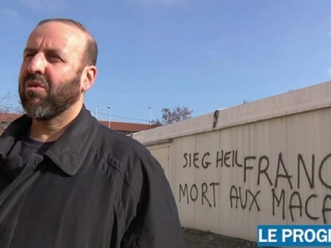 La grande mosquée de Saint-Etienne profanée