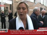 Régionales 2010 : FN, Marine Le Pen fait sa liste (Nord)