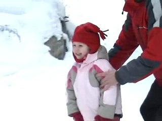 Session privée. Thaïs en ski