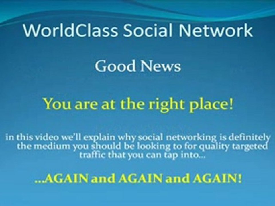 WorldClassID Introduction to Social Networking Made Easy - 1