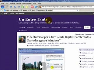 Videotutorial per a conéixer la xarxa Un Entre Tants