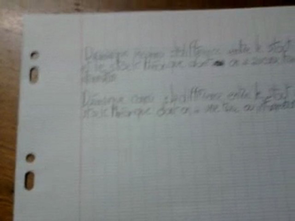 Démarque connu . Démarque inconnu