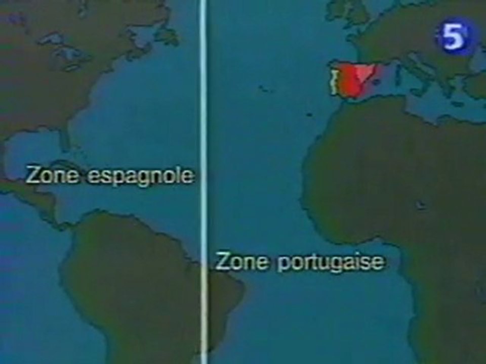 1494, traité de  Tordesillas