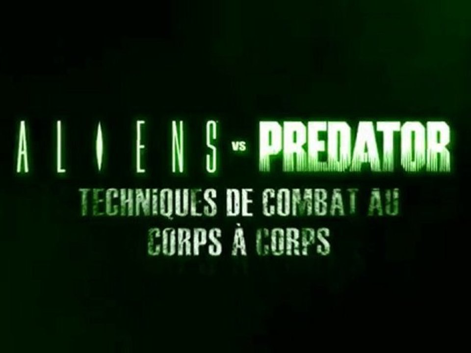 Aliens vs Pedator Close Combat Tutorial