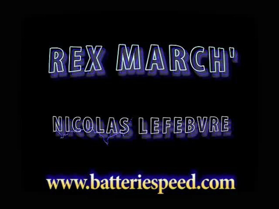 REX MARCH' Nicolas Lefèbvre