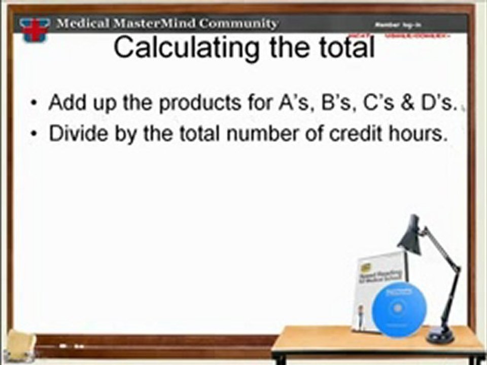How to calculate your GPA for medical school