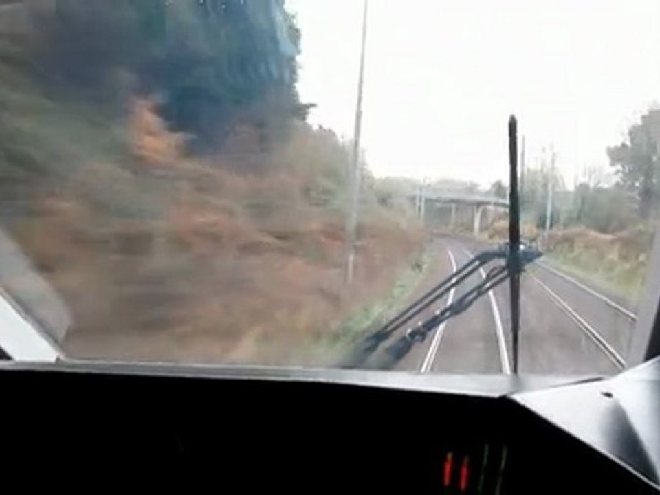 brest-landerneau, le trajet complet en cabine de Z-TER