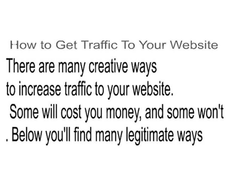 Increase Web Site Traffic | Get Instant Increased Website