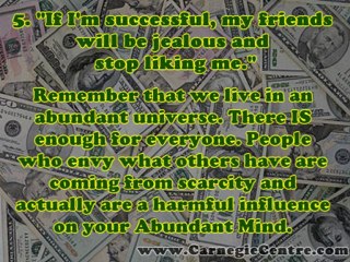 The Top Ten Destructive Money Beliefs