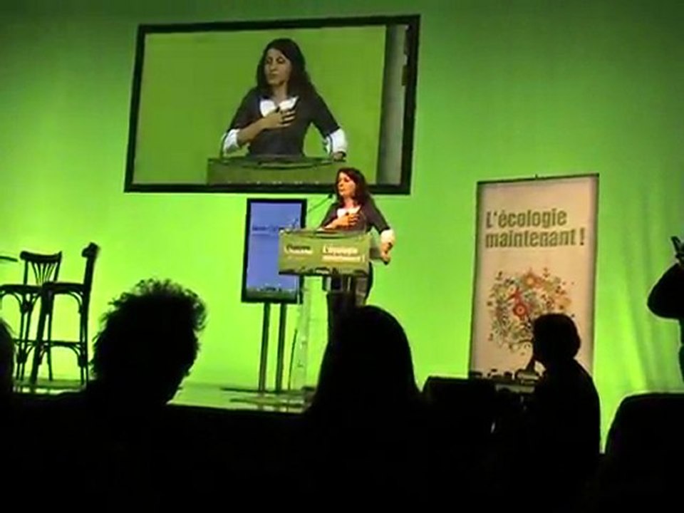 Meeting Europe Ecologie Montauban-Intervention Cécile Duflot