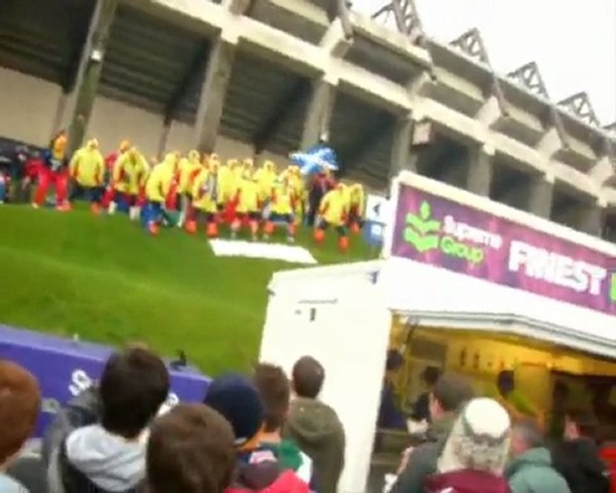 haka des poluets match ecosse france 2010
