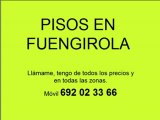 Pisos en Fuengirola. Pisos en alquiler y venta