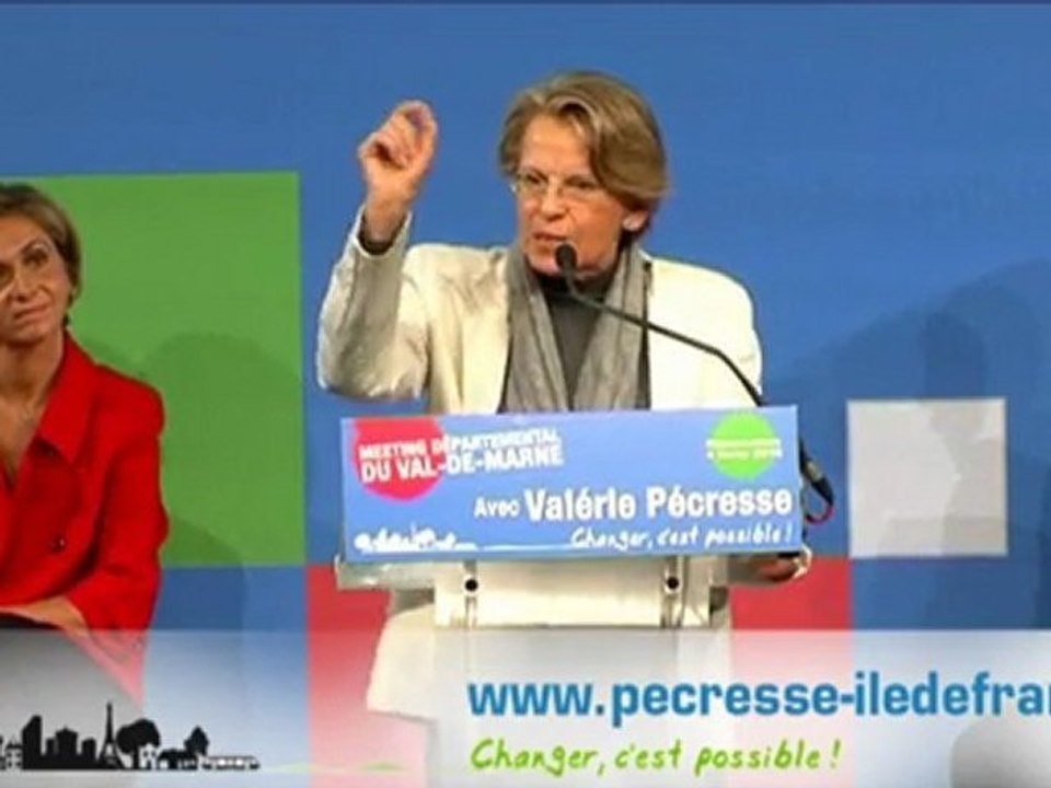 Michèle Alliot-Marie, Meeting de Maisons-Alfort partie 2