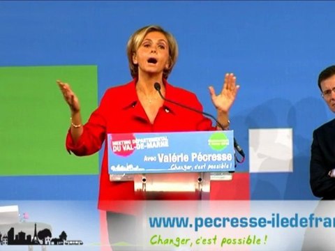 Valérie Pécresse, Meeting de Maisons-Alfort partie 1