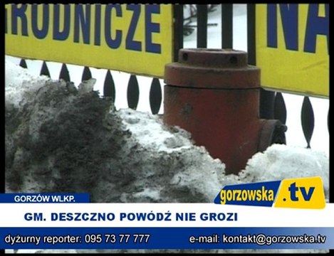 Gminie Deszczno powódź nie grozi