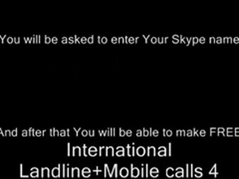 Make FREE Skype calls Mobile + Landlines