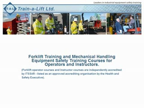 Forklift driver training