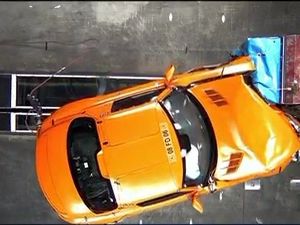 Crash Test New Mercedes SLS AMG 2010
