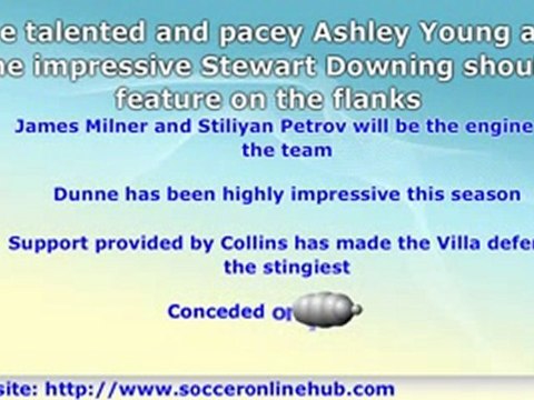 Aston Villa vs Manchester United English Premier League 10 F