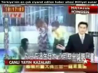 Televizyonlardaki canlı yayın sırasında oluşan kazalar