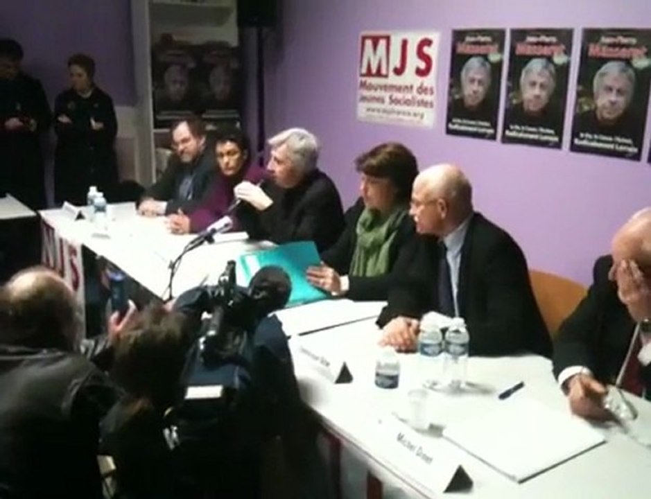 Jean-Pierre Masseret et Martine Aubry à Metz