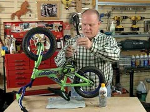 How to use Liquid Wrench Dry Lube on Child Bike