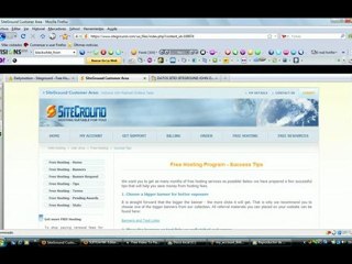Siteground - Free Hosting Tips