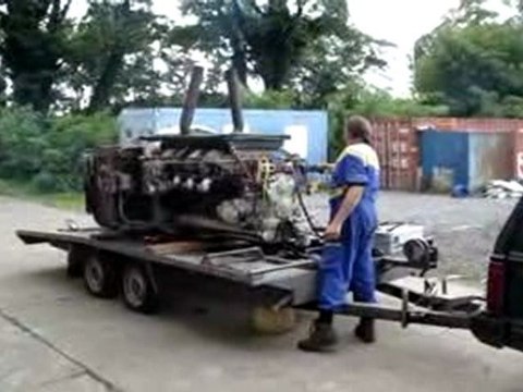 Remise en route du moteur du Bagarreur - Philippe Castiaux