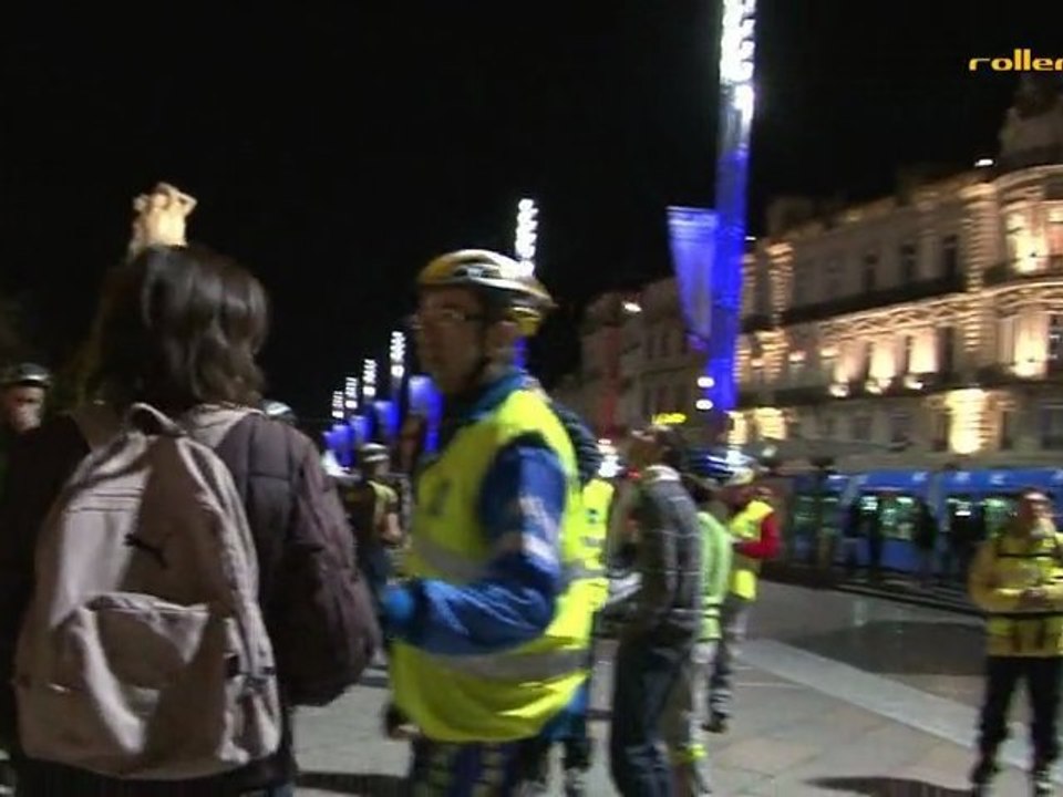 Première édition de la randonnée Roller In Montpellier