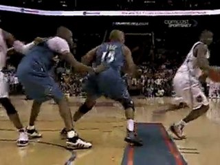 Raymond Felton hits the turnaround fallaway jumper to clinch