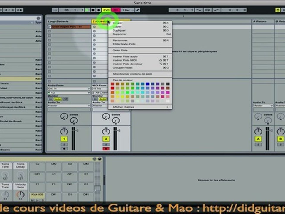 TUTO MAO FRANçAIS : Le SideChain dans Ableton Live (Pt2.1)