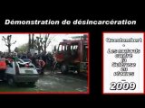Démo. de désincarcération Pompiers de Questembert 2009