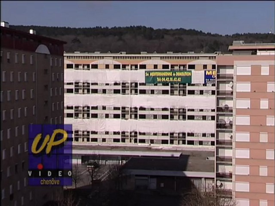 Déconstruction immeuble Peguy (Ville Chenôve).