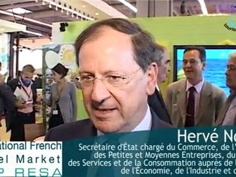 IFTM Top Résa 2009 - Interview Hervé Novelli - Inauguration