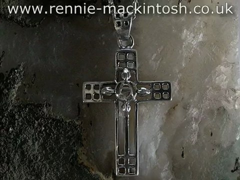 Sterling Silver Charles Rennie Mackintosh Cross DWA384