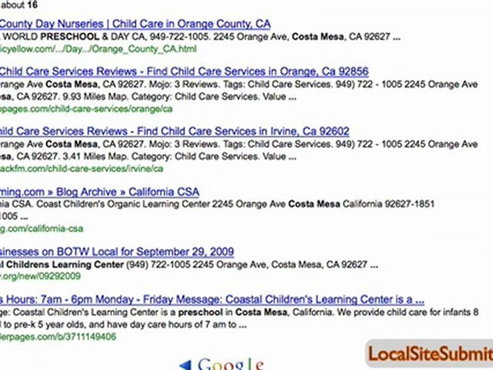 Business Directory Submission Service