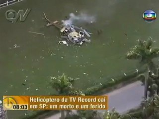 Katastrofa helikoptera nagrana na kamerę