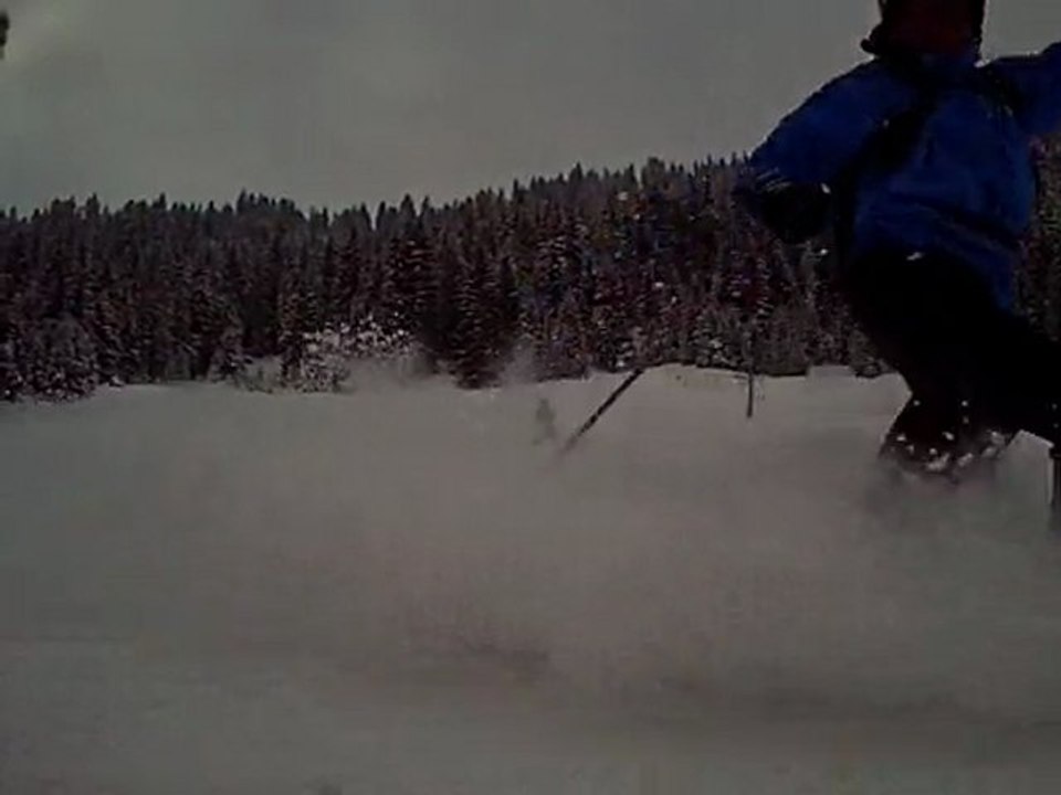 Dérapage de neige