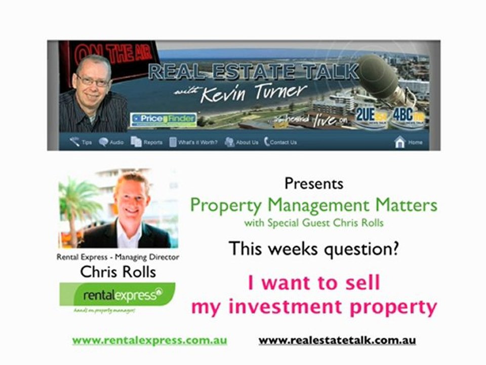 I want to sell my investment property
