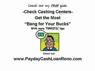 So what is a paycheck advance Reno?  Find out here!
