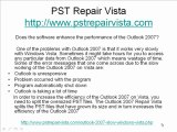 Get PST files of Vista recovered
