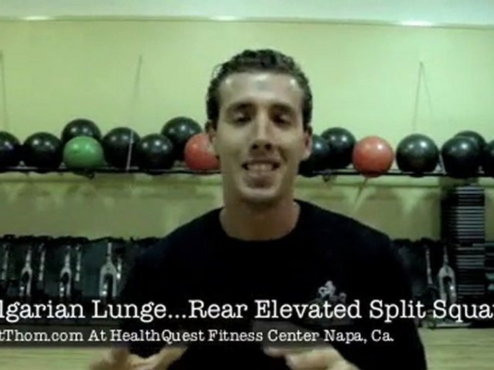 Improve One Leg Power w Bulgarian Lunge!!!!