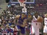 Rodney Stuckey picks off the pass and takes it the other way