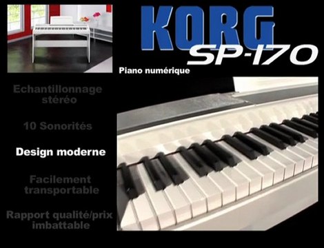 Piano numérique Korg SP170 (La Boite Noire)