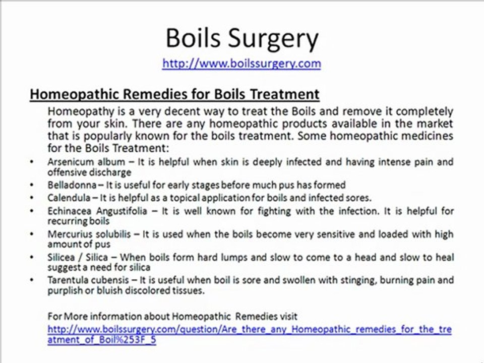 Get quick relief from boils by using boils surgery