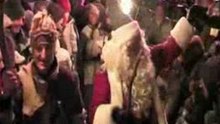 Le Pere Noel 2009 arrive à Evian