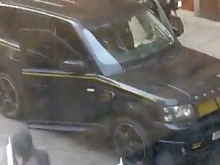 Arsenal sticker on Jenas Car