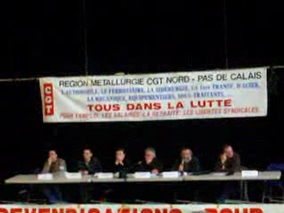 Intervention de Guy Pottiez au metting CGT du 10 fevrier