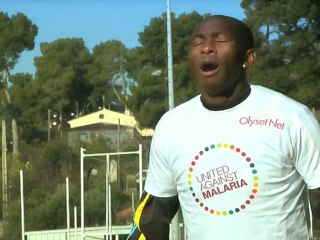 Stéphane M'Bia contre le Paludisme